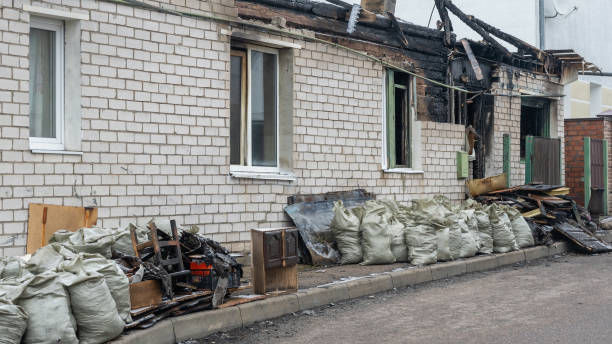 Professional Fire Damage Removal technician working in Bothell, WA